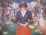 Kasimir Malevich Flower Girl oil